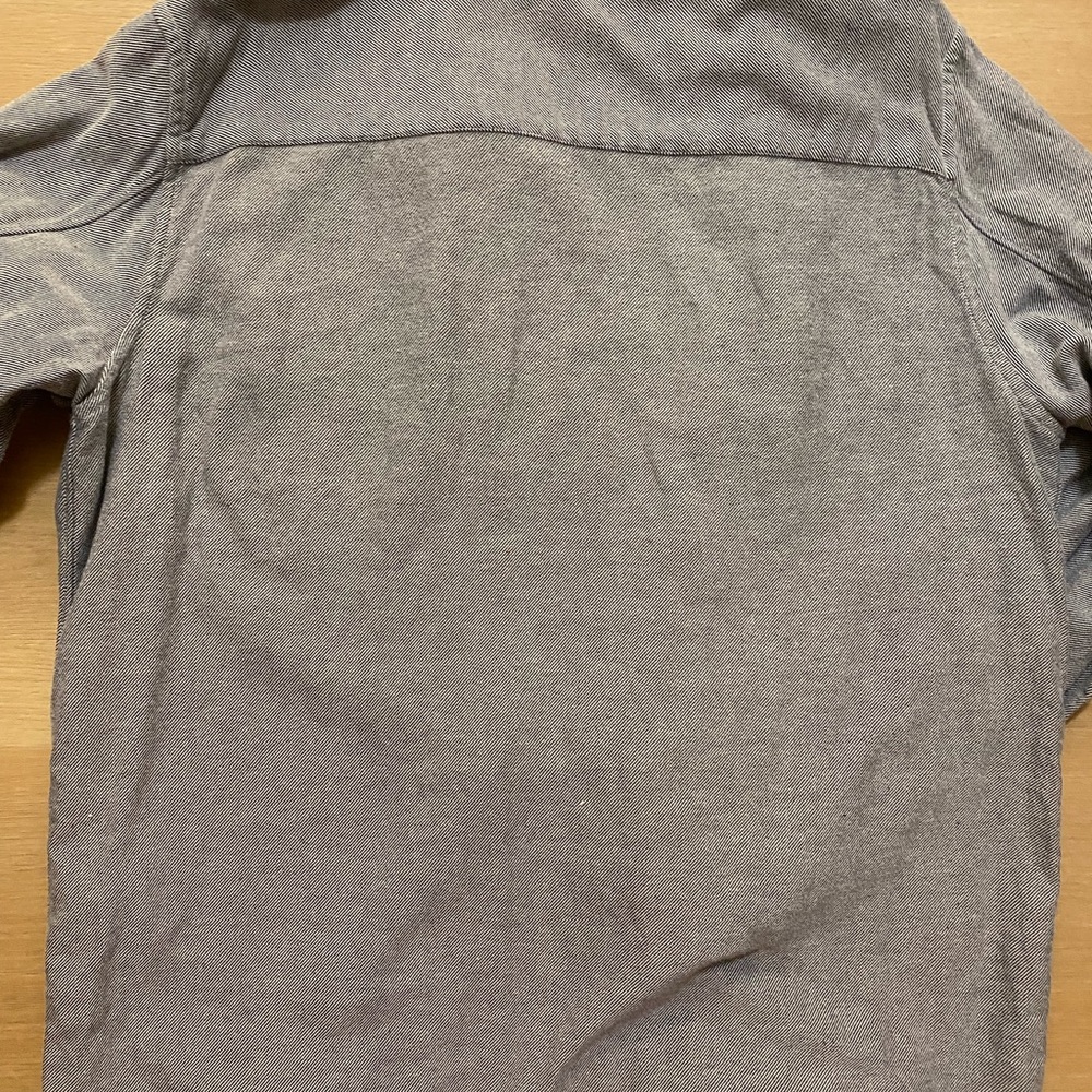 THEORY | Weekend Cotton Button Down Gray Men’s XL - Picture 3 of 6